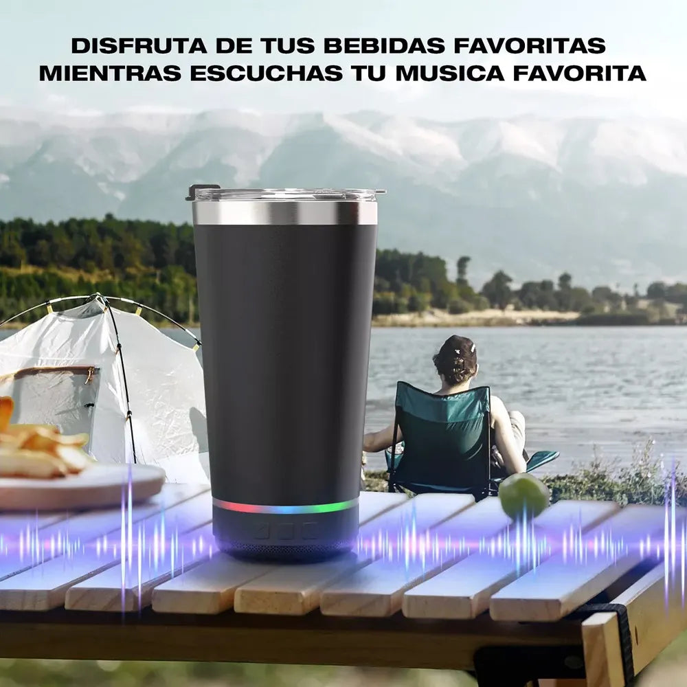 VASO CON BOCINA