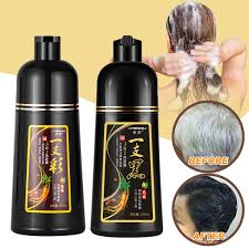 Champú instantáneo de 16.9 fl oz tinte rápido para el cabello SHAMPOO NEGRO